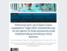 Tablet Screenshot of gastrocoach.biz